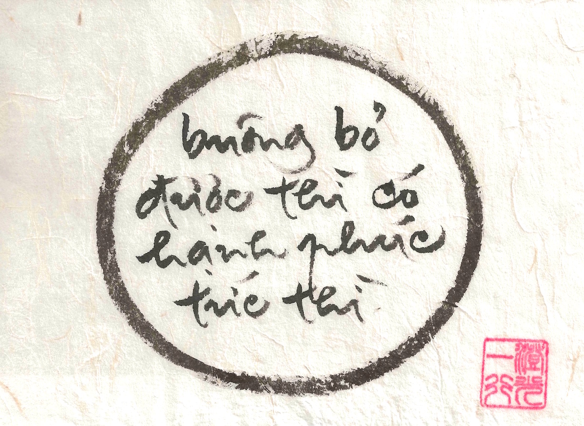 What is "letting go"?