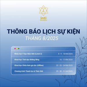 Inti Foundation thông báo lịch sự kiện tháng 08/2025