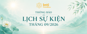 Thông báo lịch sự kiện Tháng 09/2026